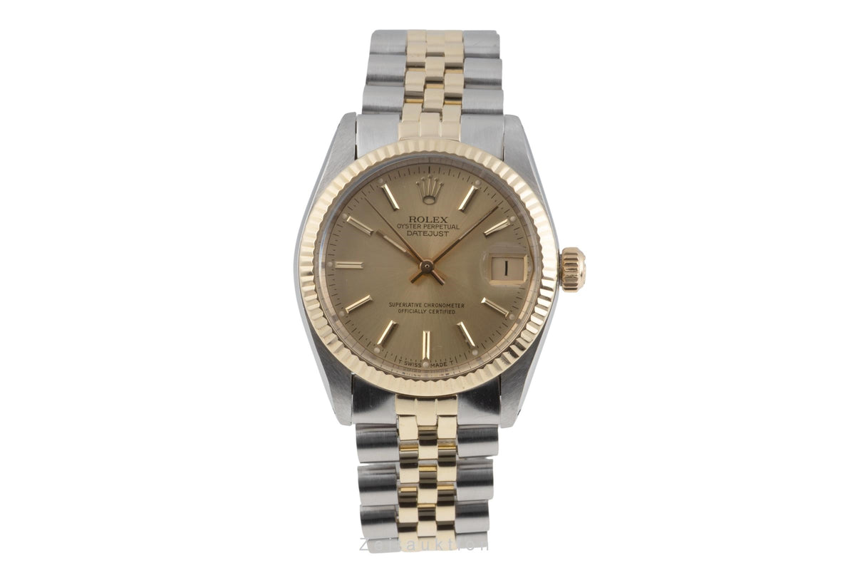 Rolex Datejust acero / oro automático reloj para damas  6827 Vintage  [2605335]