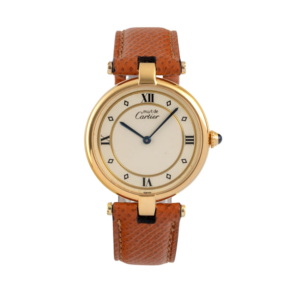 Cartier Vermeil silver-gilt quartz unisex 590003  [2605338]