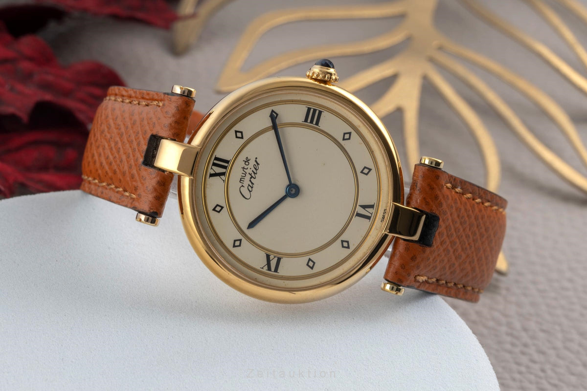 Cartier Vermeil silver-gilt quartz unisex 590003  [2605338]