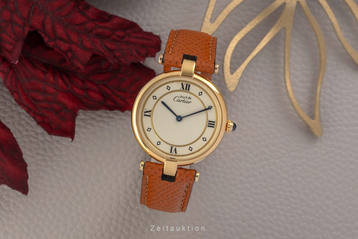 Cartier Vermeil silver-gilt quartz unisex 590003  [2605338]
