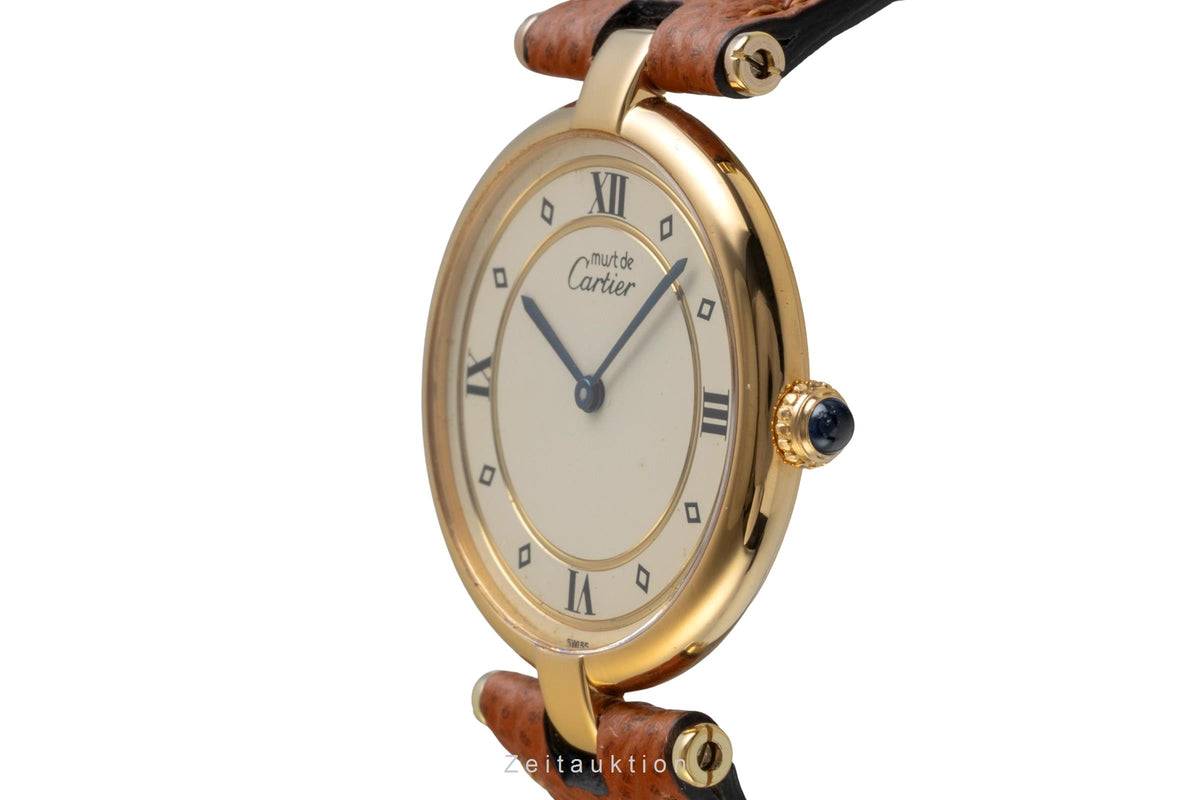 Cartier Vermeil silver-gilt quartz unisex 590003  [2605338]