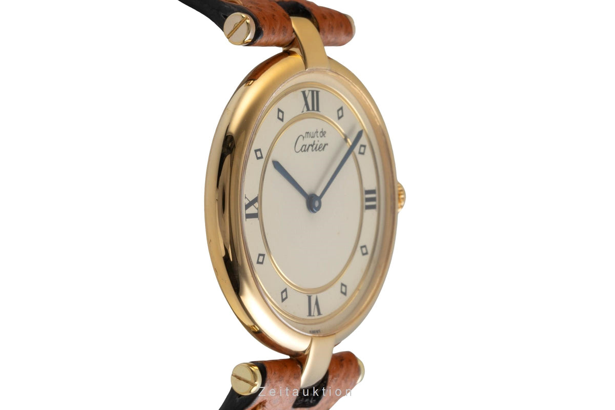 Cartier Vermeil silver-gilt quartz unisex 590003  [2605338]