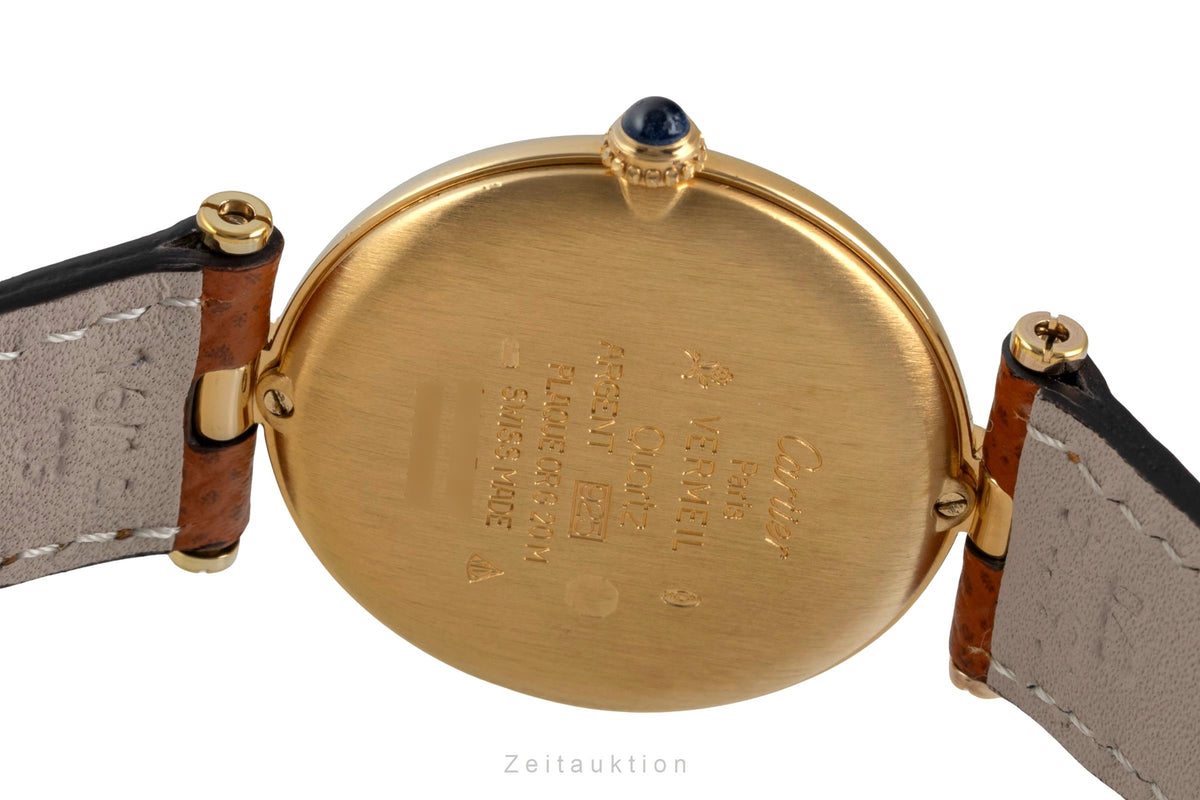 Cartier Vermeil silver-gilt quartz unisex 590003  [2605338]