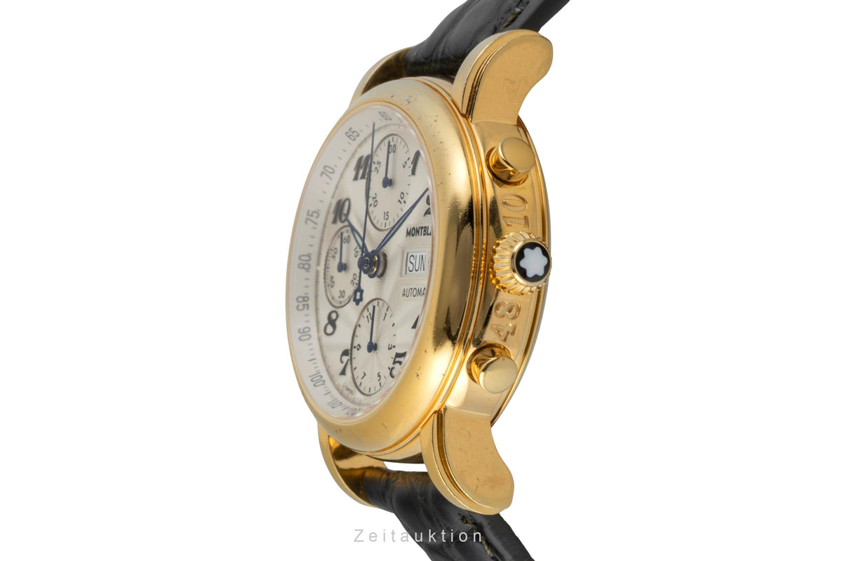 Montblanc Meisterstück chronographe acier automatique montre pour hommes 7016  [2605339]