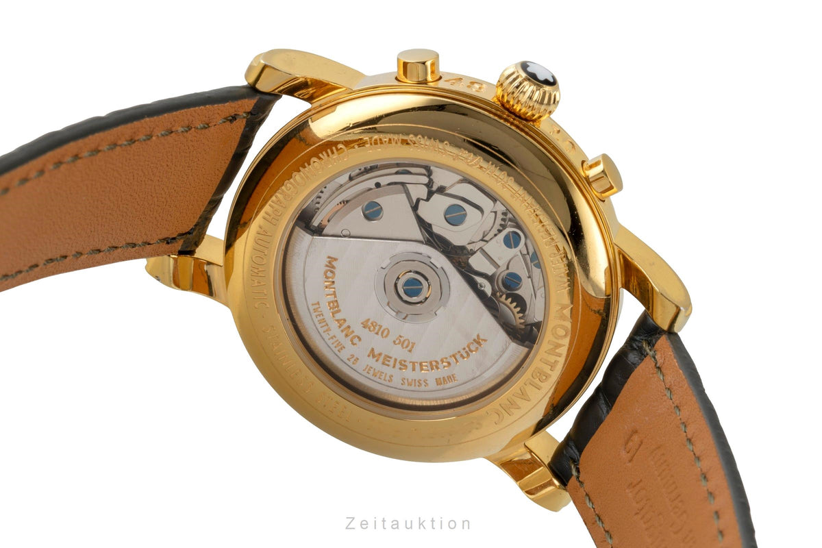 Montblanc Meisterstück chronographe acier automatique montre pour hommes 7016  [2605339]