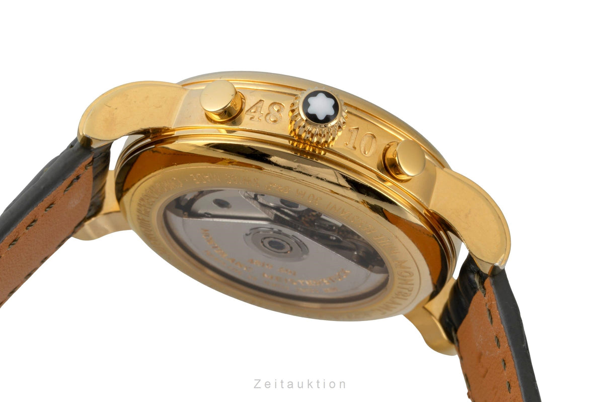 Montblanc Meisterstück chronographe acier automatique montre pour hommes 7016  [2605339]