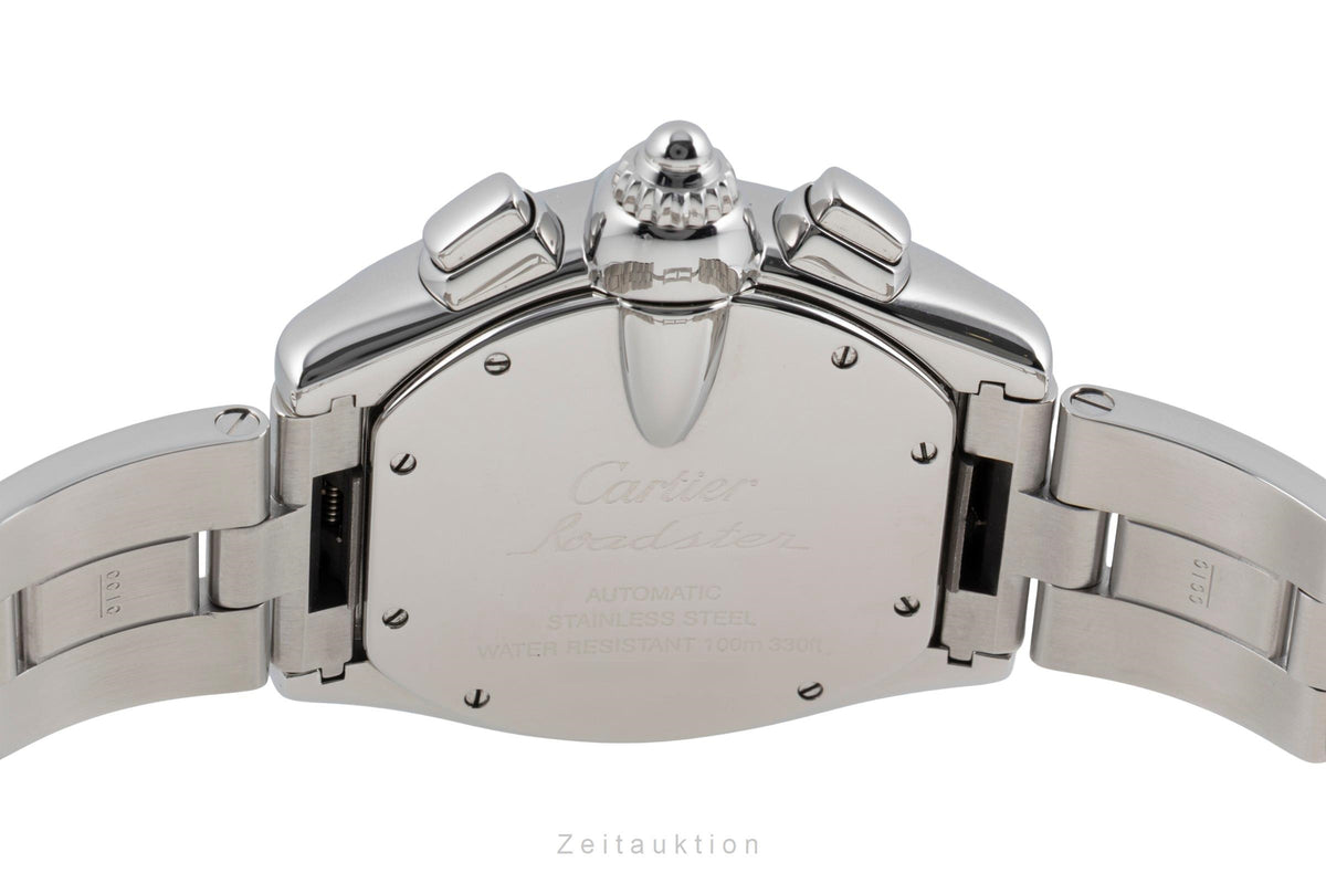 Cartier Roadster chronograph steel automatic men's watch W62006X6  [2605341]