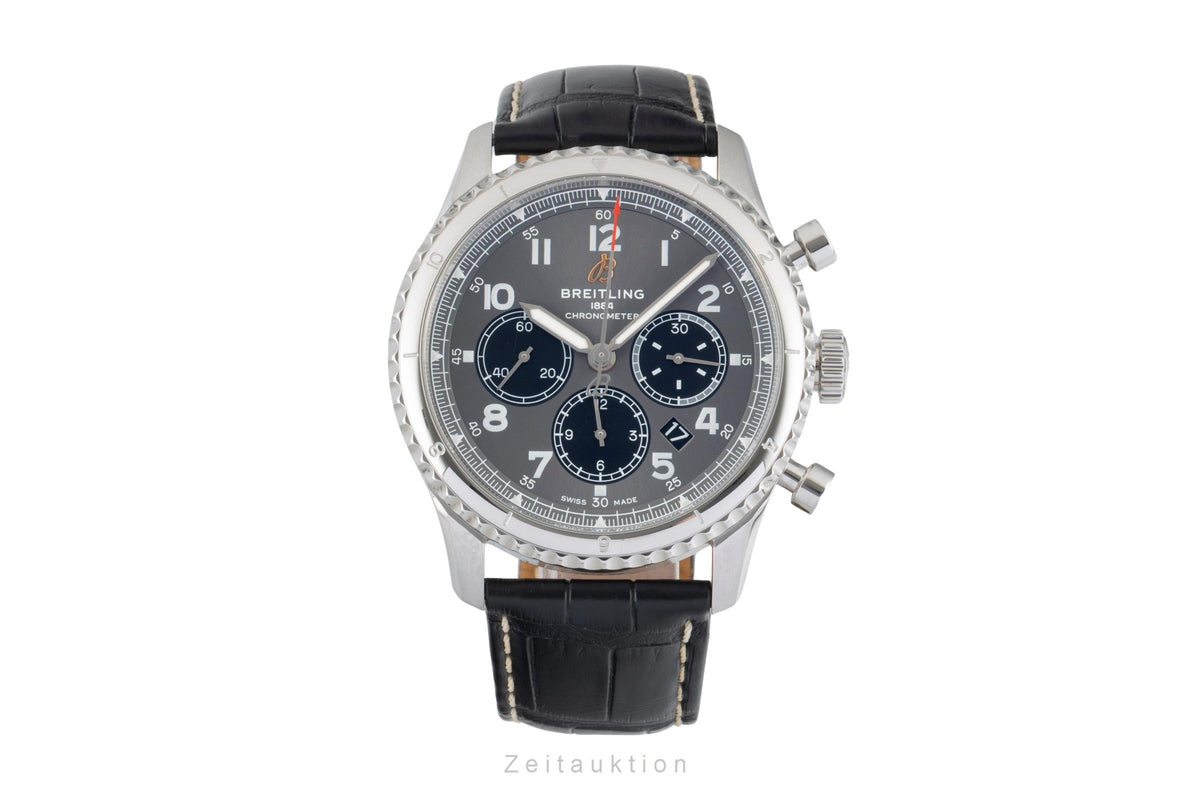 Breitling Aviator 8 Chronograph Stahl Automatik Herrenuhr Ref. AB0119131B1P1 B&P [2605343]