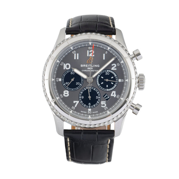 Breitling Aviator 8 Chronograph Stahl Automatik Herrenuhr Ref. AB0119131B1P1 B&P [2605343]