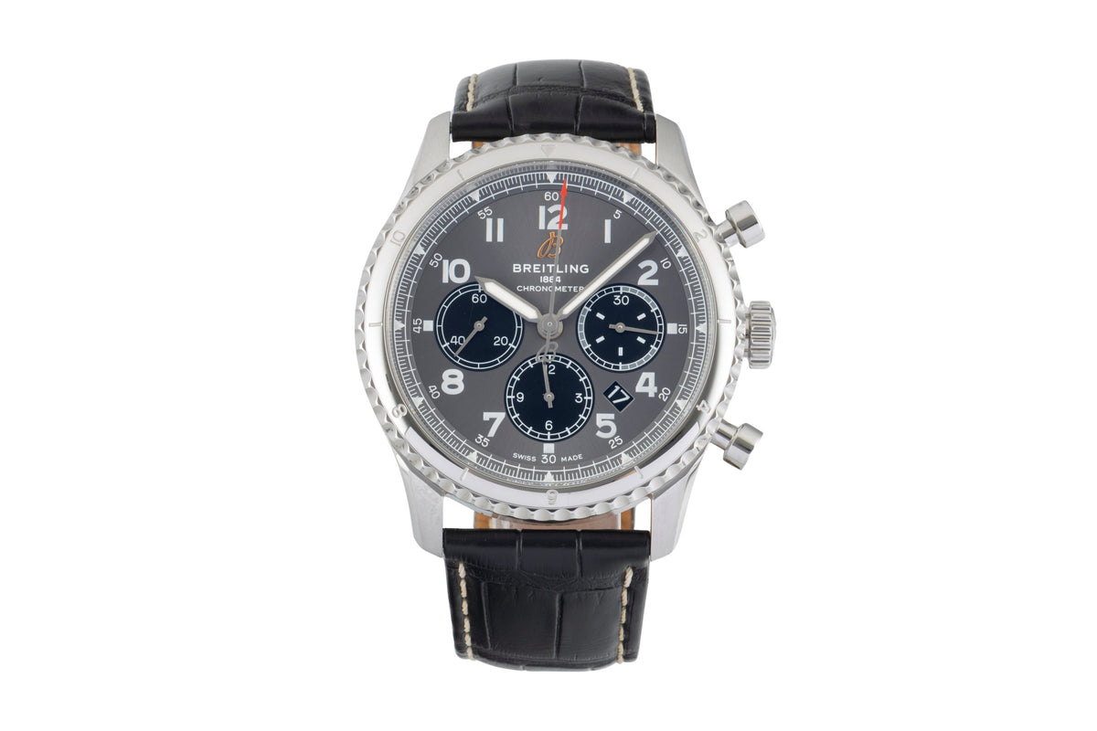 Breitling Aviator 8 Chronograph Stahl Automatik Herrenuhr Ref. AB0119131B1P1 B&P [2605343]