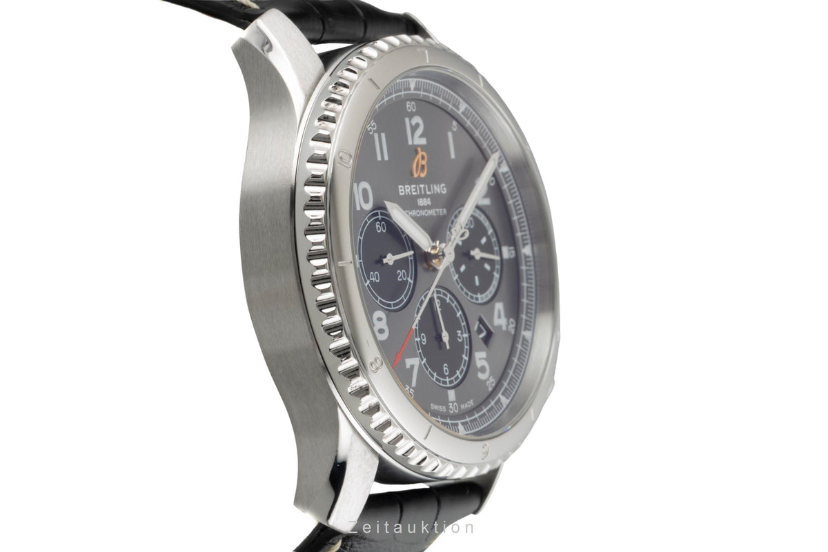 Breitling Aviator 8 Chronograph Stahl Automatik Herrenuhr Ref. AB0119131B1P1 B&P [2605343]