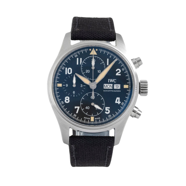 IWC Pilot Spitfire Chronograph Automatik Edelstahl Ref. IW387903 Box & Papiere [2605344]