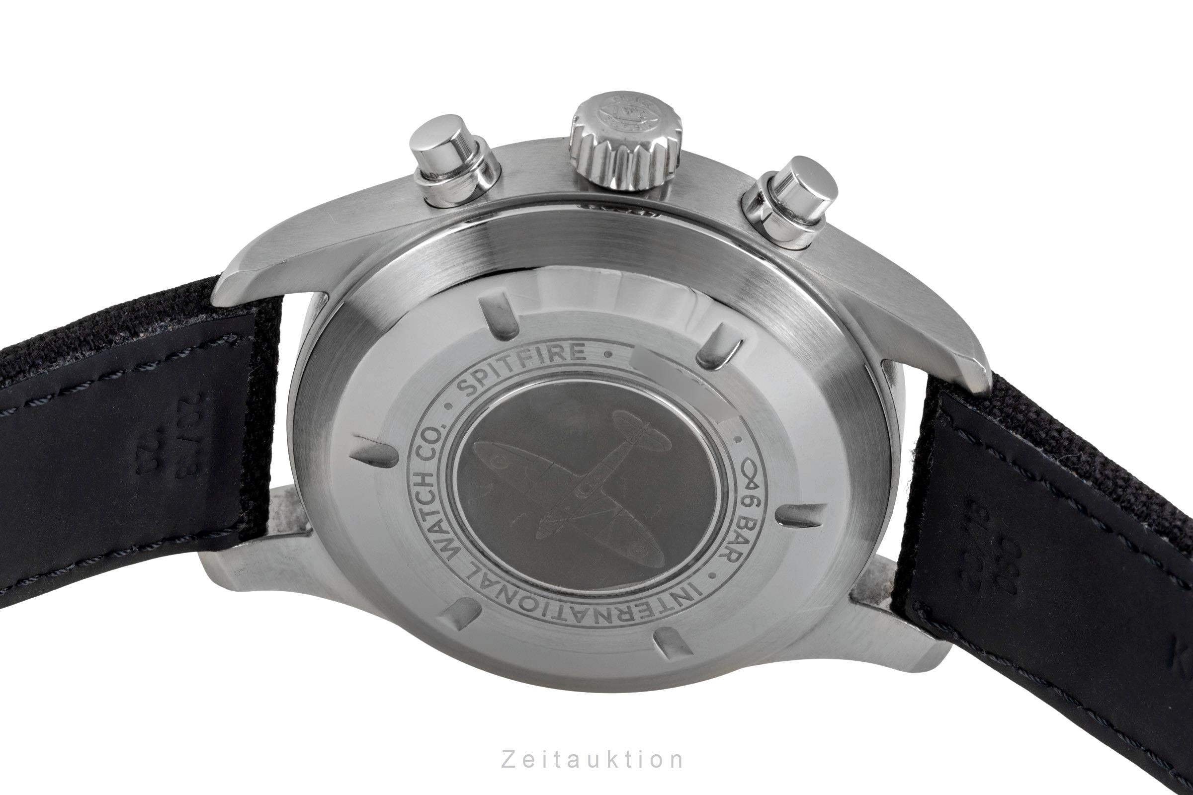 IWC Pilot Spitfire Chronograph Automatik Edelstahl Ref. IW387903 Box & Papiere [2605344]