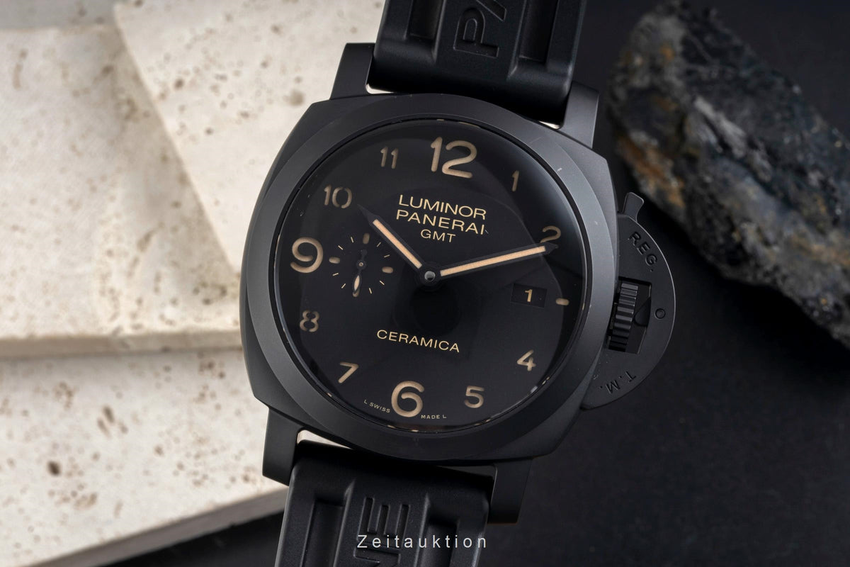 Panerai Luminor GMT ceramic / titanium automatic men's watch PAM00441  [2605347]