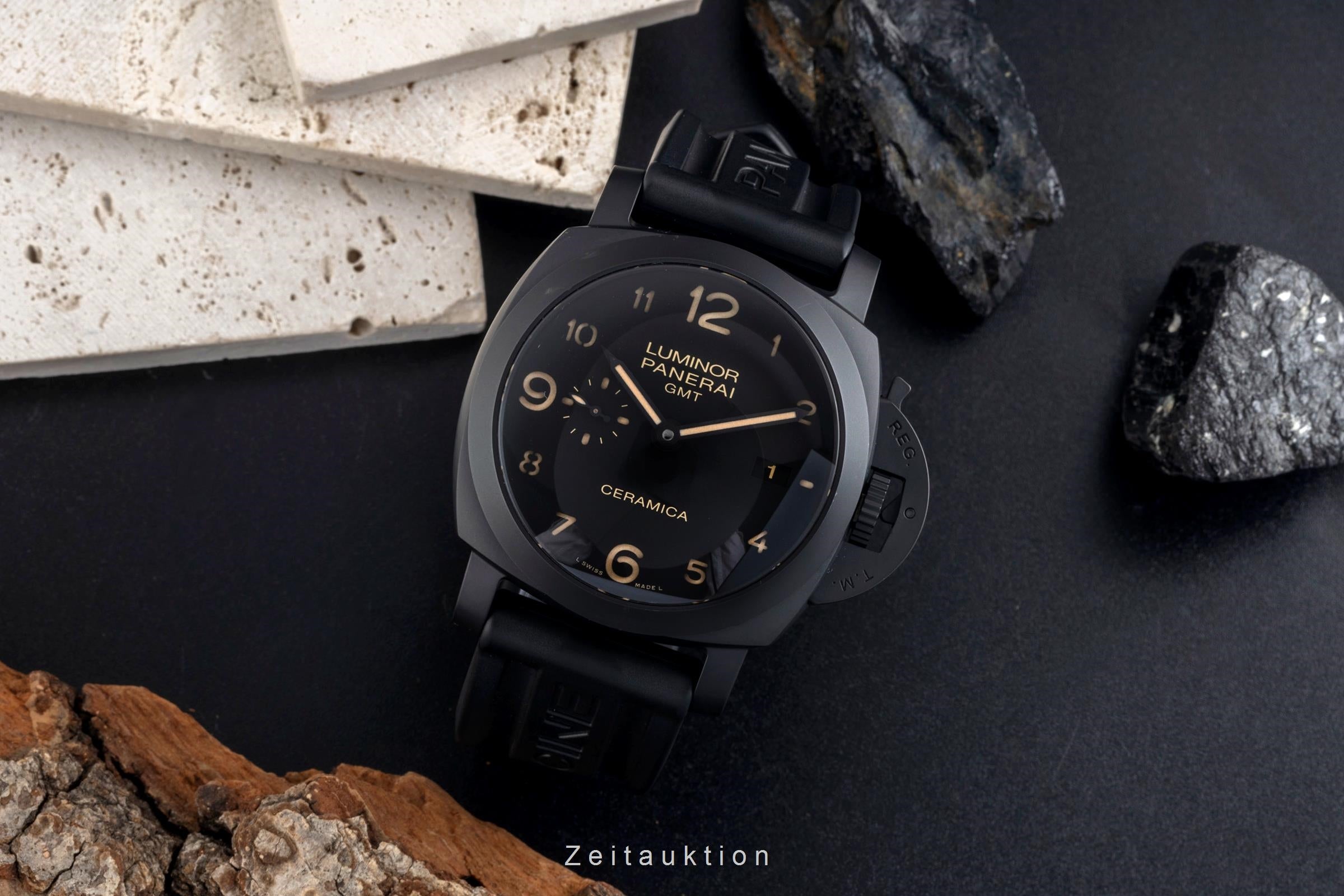 Panerai Luminor GMT ceramic / titanium automatic men's watch PAM00441  [2605347]