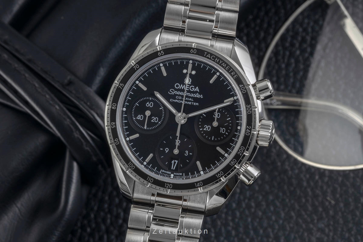 Omega Speedmaster 38 Chronograph Automatik Ref. 324.30.38.50.01.001 B&P [2605351]