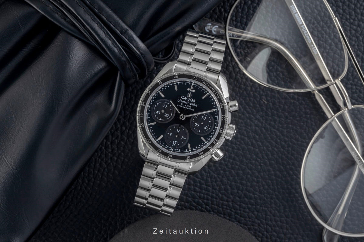 Omega Speedmaster 38 Chronograph Automatik Ref. 324.30.38.50.01.001 B&P [2605351]