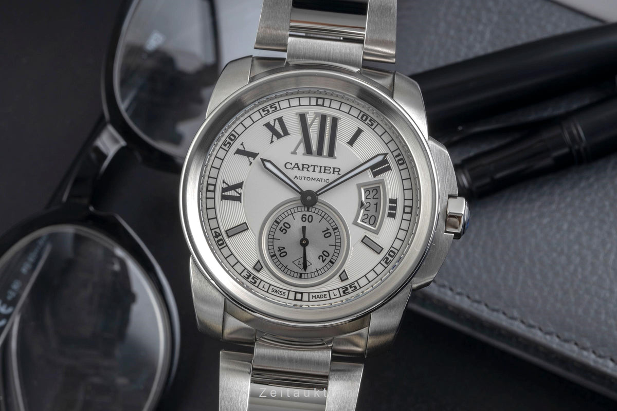 Cartier Calibre de Cartier steel automatic men's watch WSCA0005  [2605357]