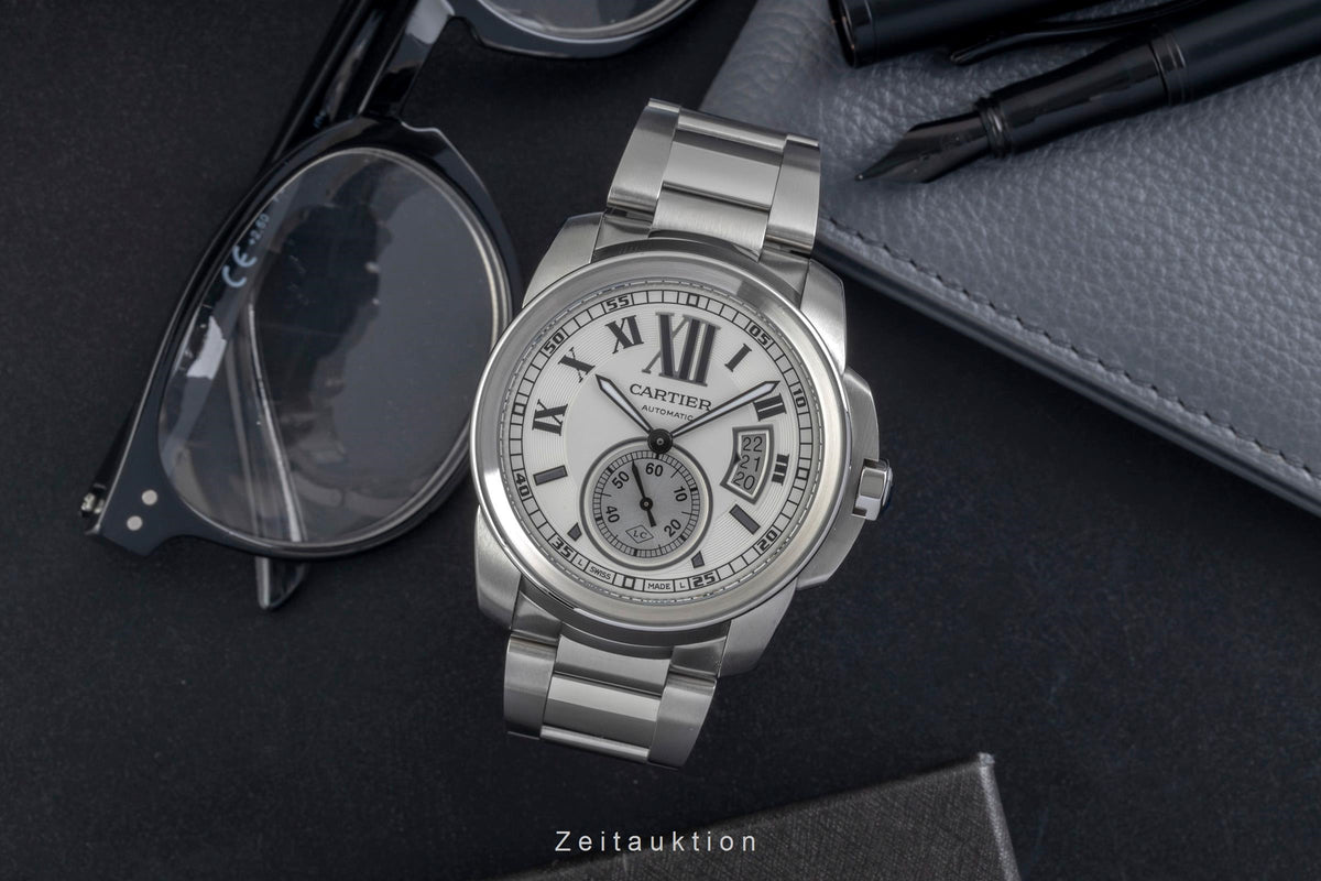 Cartier Calibre de Cartier steel automatic men's watch WSCA0005  [2605357]
