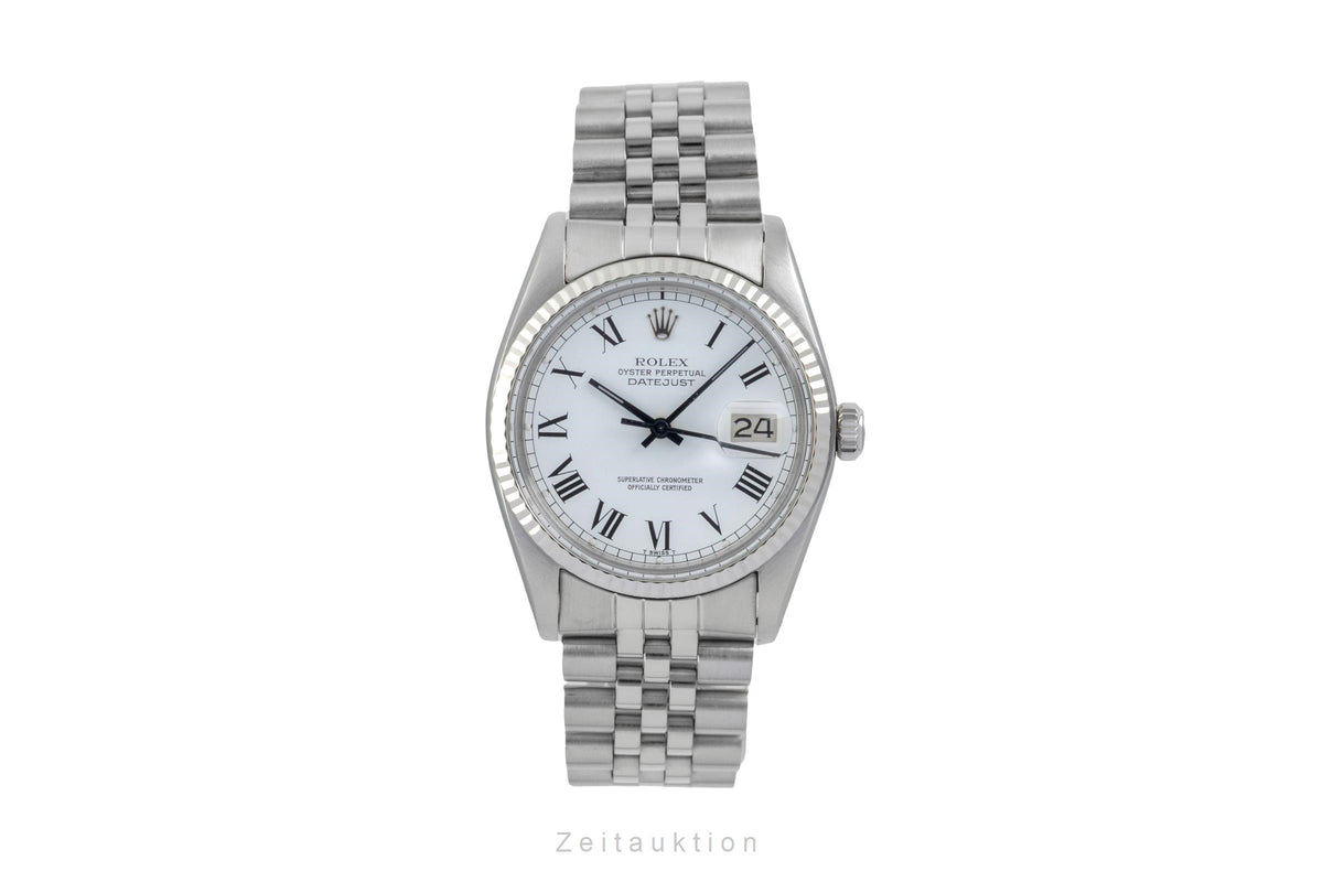 Rolex Datejust acero / oro blanco automático reloj para caballeros 16014 Vintage  [2605361]