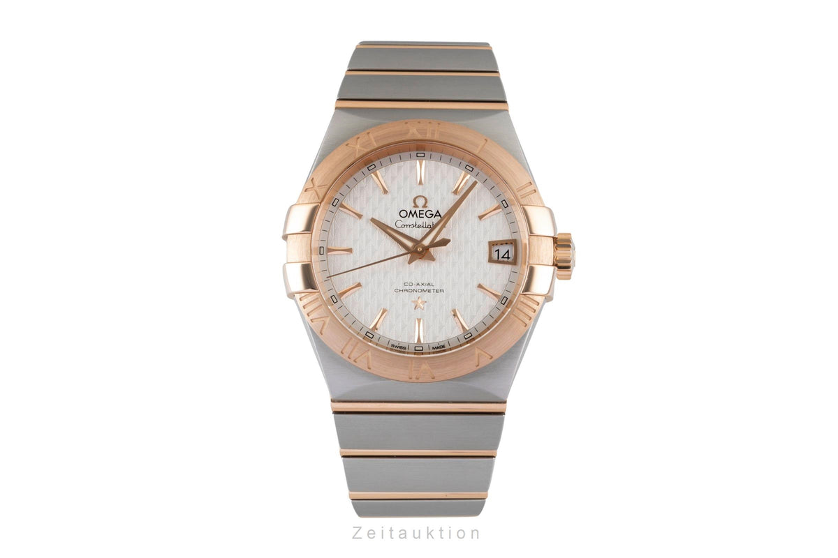 Omega Constellation steel / gold automatic men's watch 123.20.38.21.02.008  [2605362]
