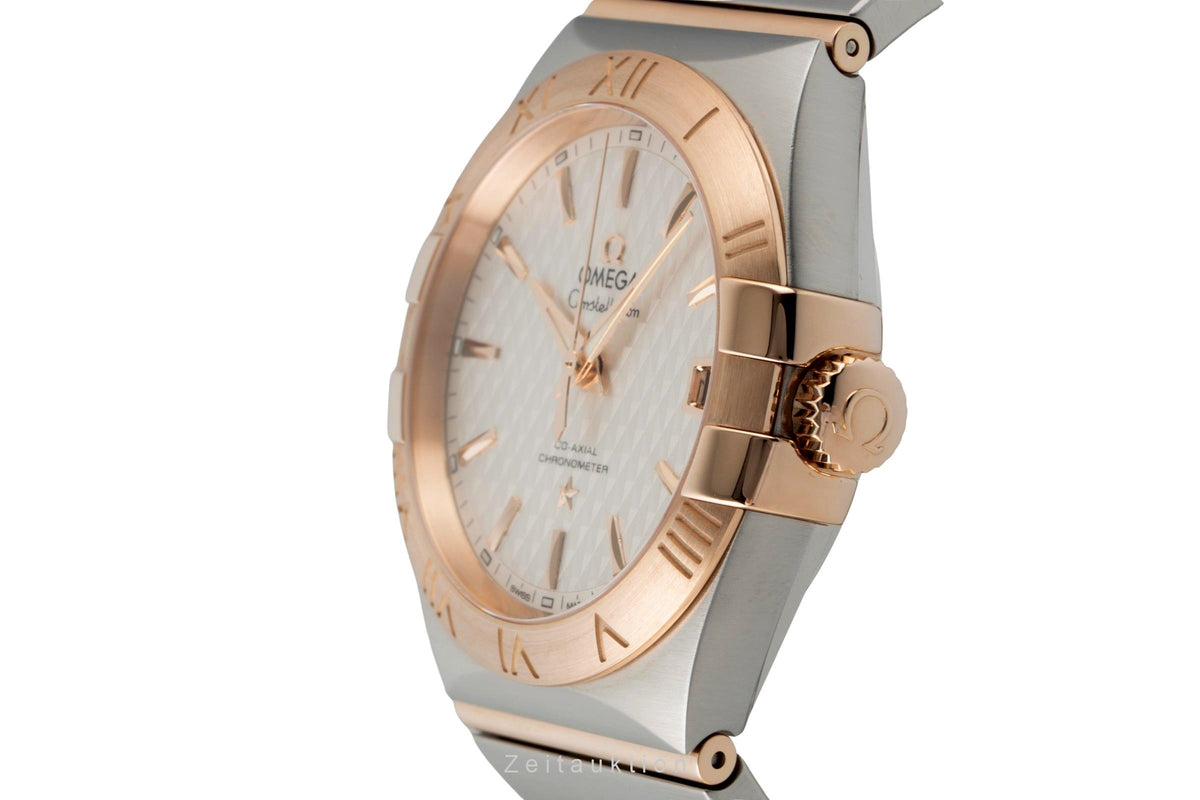 Omega Constellation steel / gold automatic men's watch 123.20.38.21.02.008  [2605362]