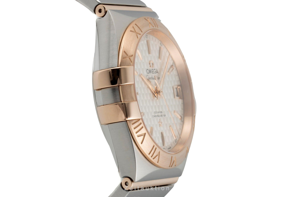 Omega Constellation steel / gold automatic men's watch 123.20.38.21.02.008  [2605362]