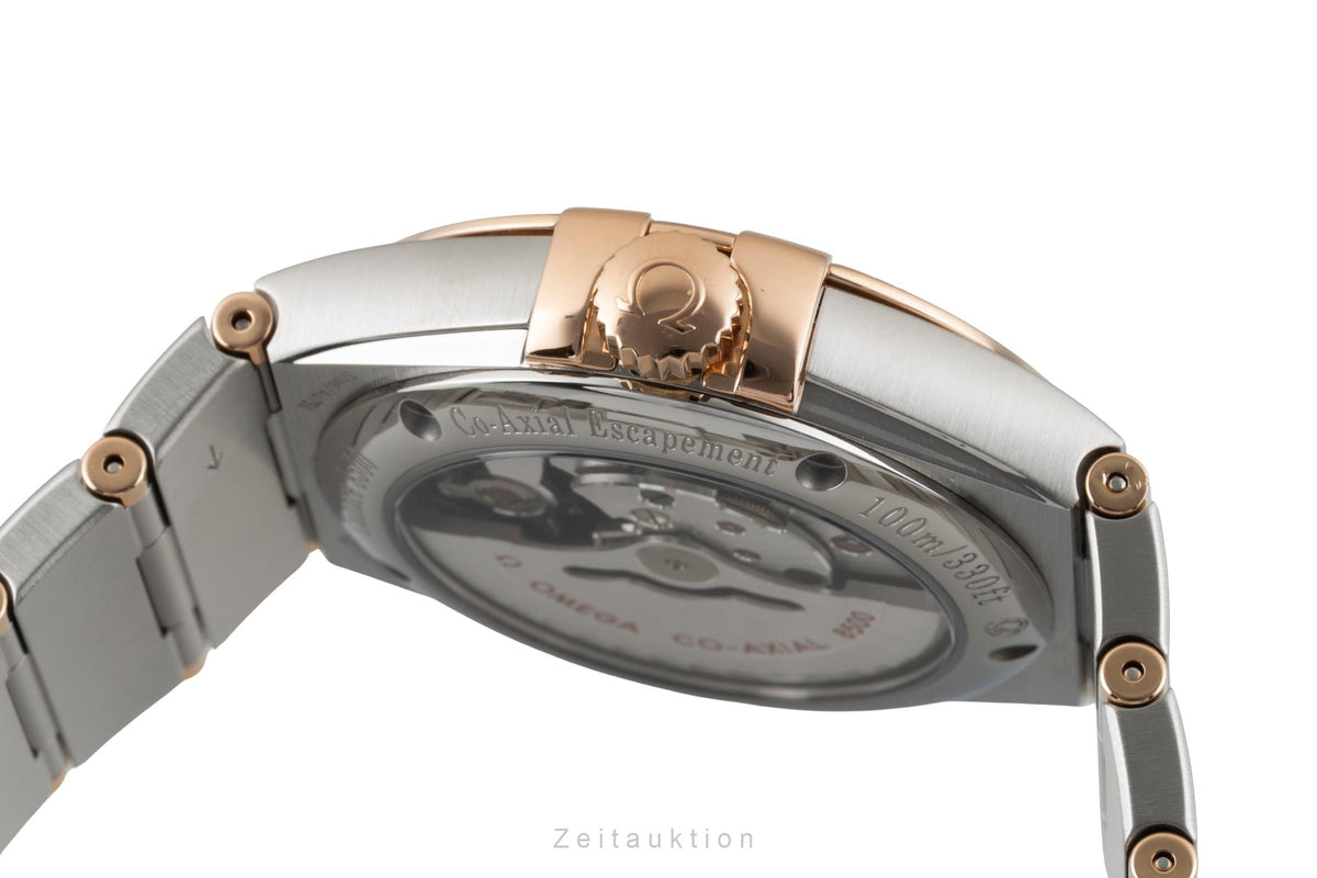 Omega Constellation steel / gold automatic men's watch 123.20.38.21.02.008  [2605362]