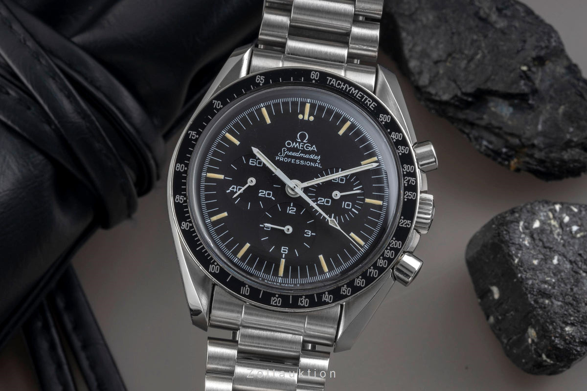 Omega Speedmaster Moonwatch cronografo acciaio carica manuale orologio da uomo 145.0022  [2605366]