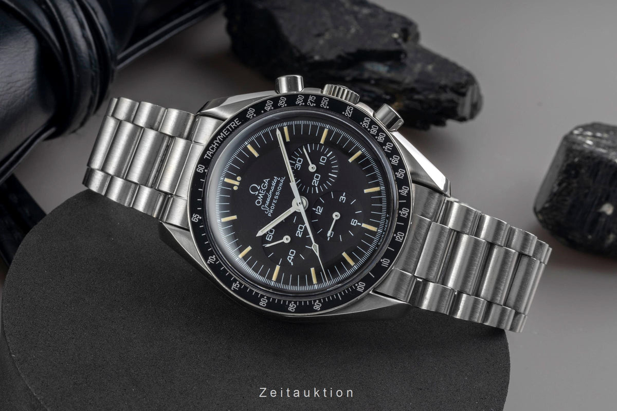 Omega Speedmaster Moonwatch Chronograph Stahl Handaufzug Ref. 145.0022 B&P [2605366]
