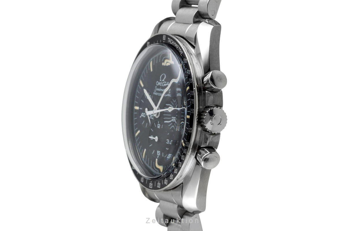 Omega Speedmaster Moonwatch Chronograph Stahl Handaufzug Ref. 145.0022 B&P [2605366]