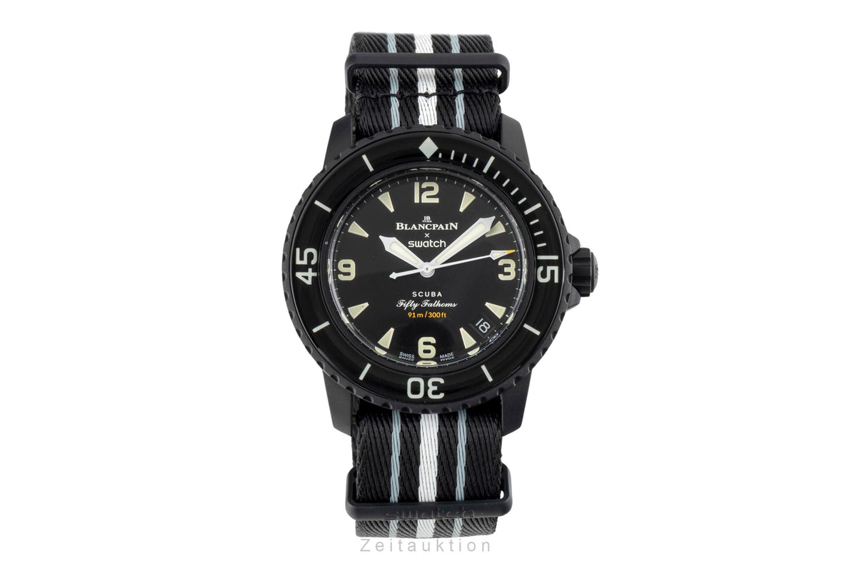 Swatch x Blancpain Scuba Fifty Fathoms Ocean Of Storm Automatik Ref. SO35B400  [2605369]