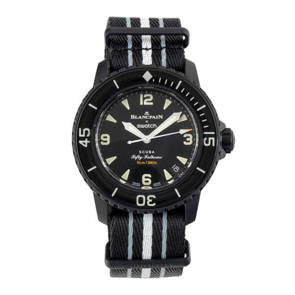 Swatch x Blancpain Scuba Fifty Fathoms Ocean Of Storm Automatik Ref. SO35B400  [2605369]