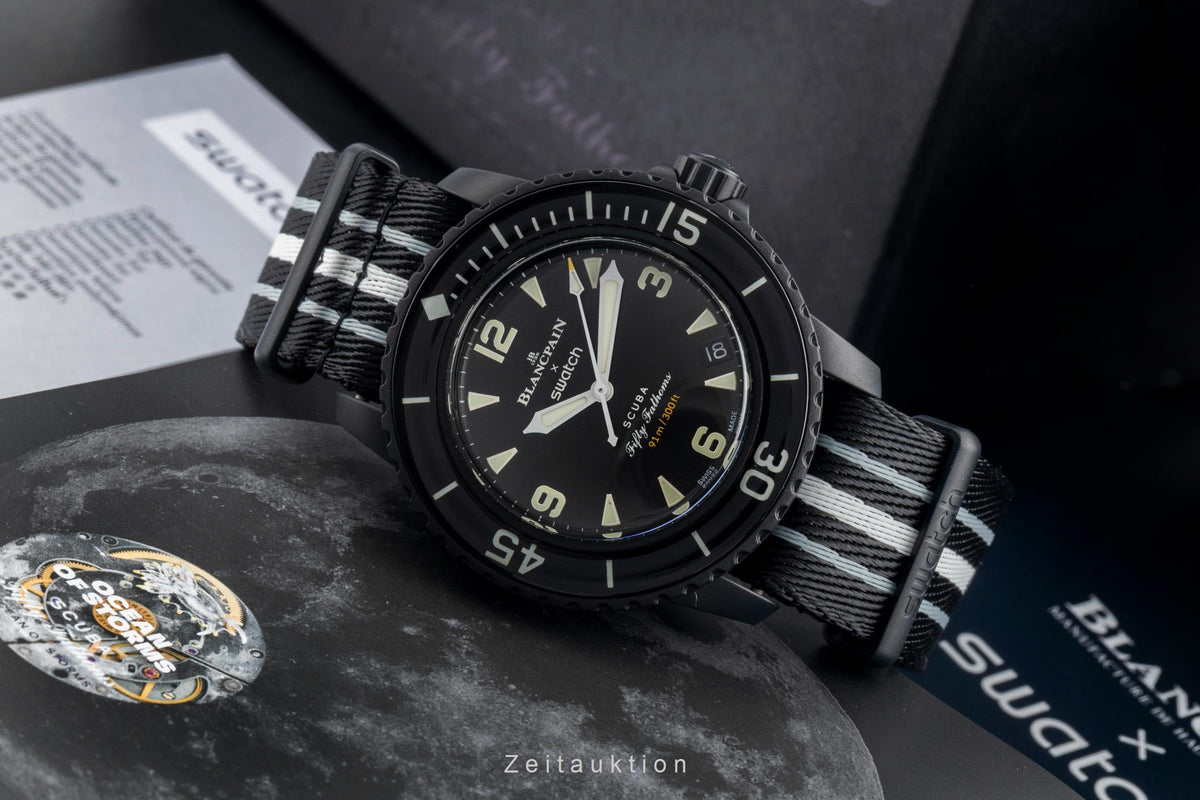 Swatch x Blancpain Scuba Fifty Fathoms Ocean Of Storm Automatik Ref. SO35B400  [2605369]