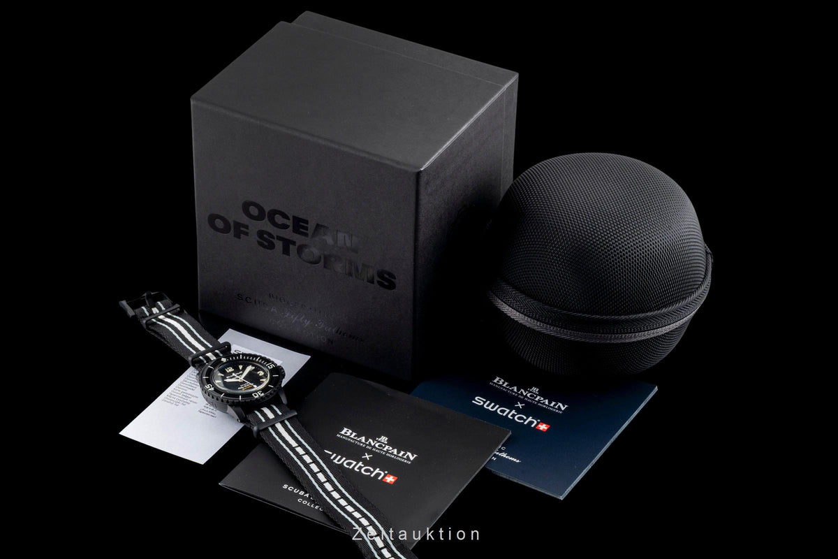 Swatch x Blancpain Scuba Fifty Fathoms Ocean Of Storm Automatik Ref. SO35B400  [2605369]