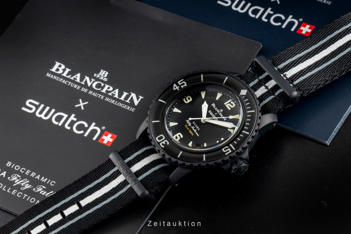 Swatch x Blancpain Scuba Fifty Fathoms Ocean Of Storm Automatik Ref. SO35B400  [2605369]