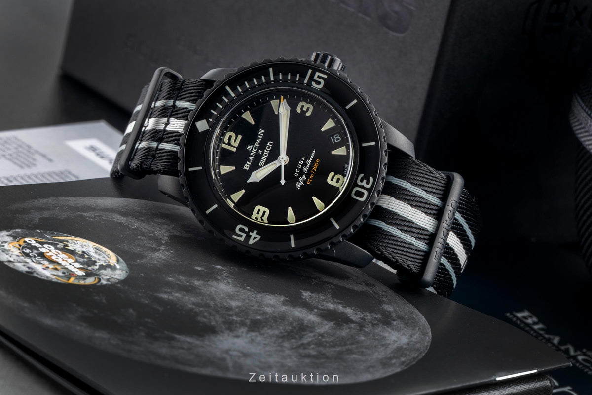 Swatch x Blancpain Scuba Fifty Fathoms Ocean Of Storm Automatik Ref. SO35B400  [2605369]