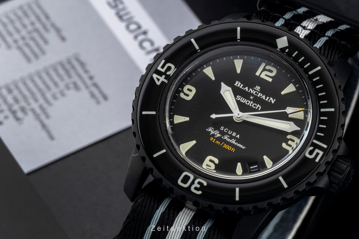 Swatch x Blancpain Scuba Fifty Fathoms Ocean Of Storm Automatik Ref. SO35B400  [2605369]
