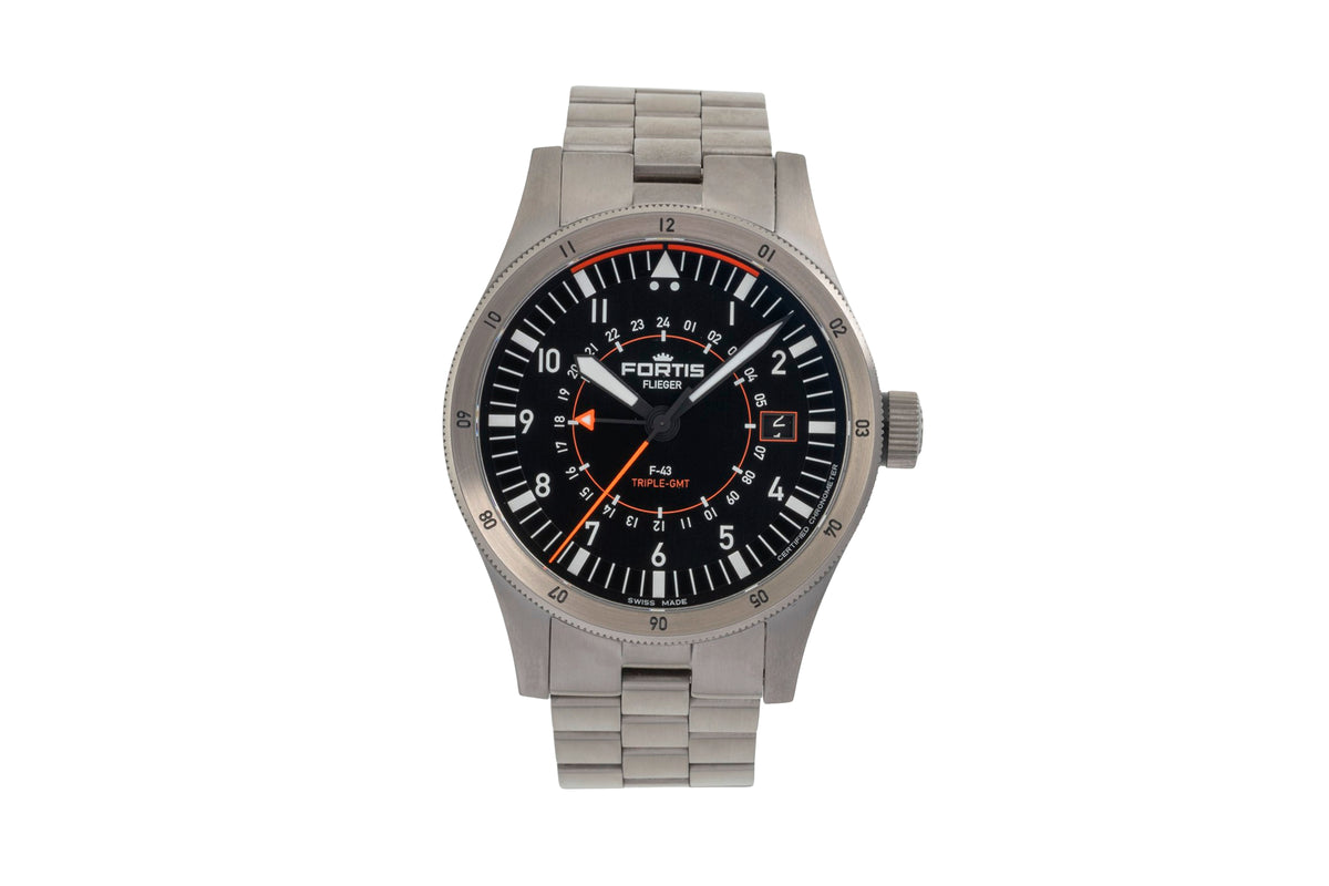 Fortis F-43 titanium automatic men's watch F4260000  [2605370]
