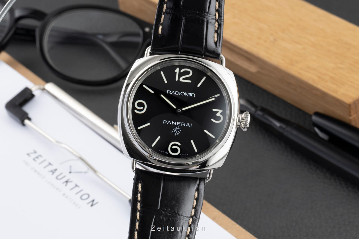 Panerai Radiomir Base Logo Handaufzug Herrenuhr Ref. PAM00753 Box & Papiere  [2605372]