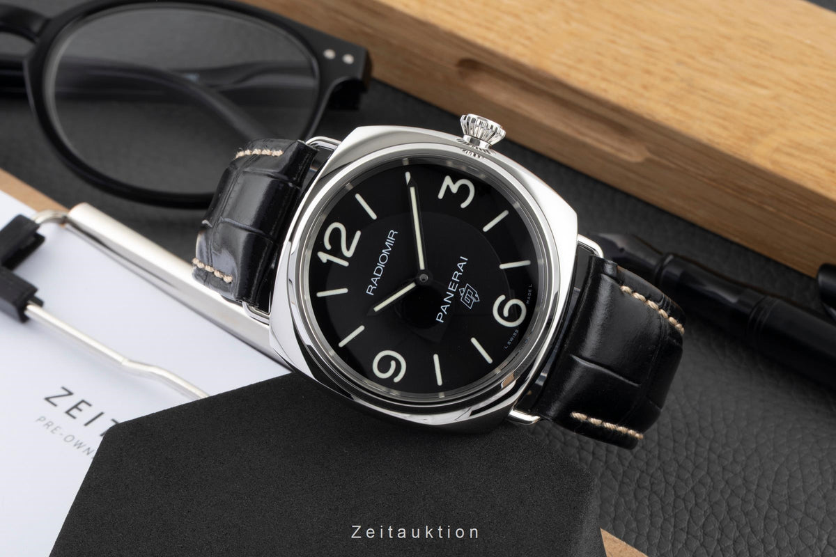 Panerai Radiomir Base Logo Handaufzug Herrenuhr Ref. PAM00753 Box & Papiere  [2605372]