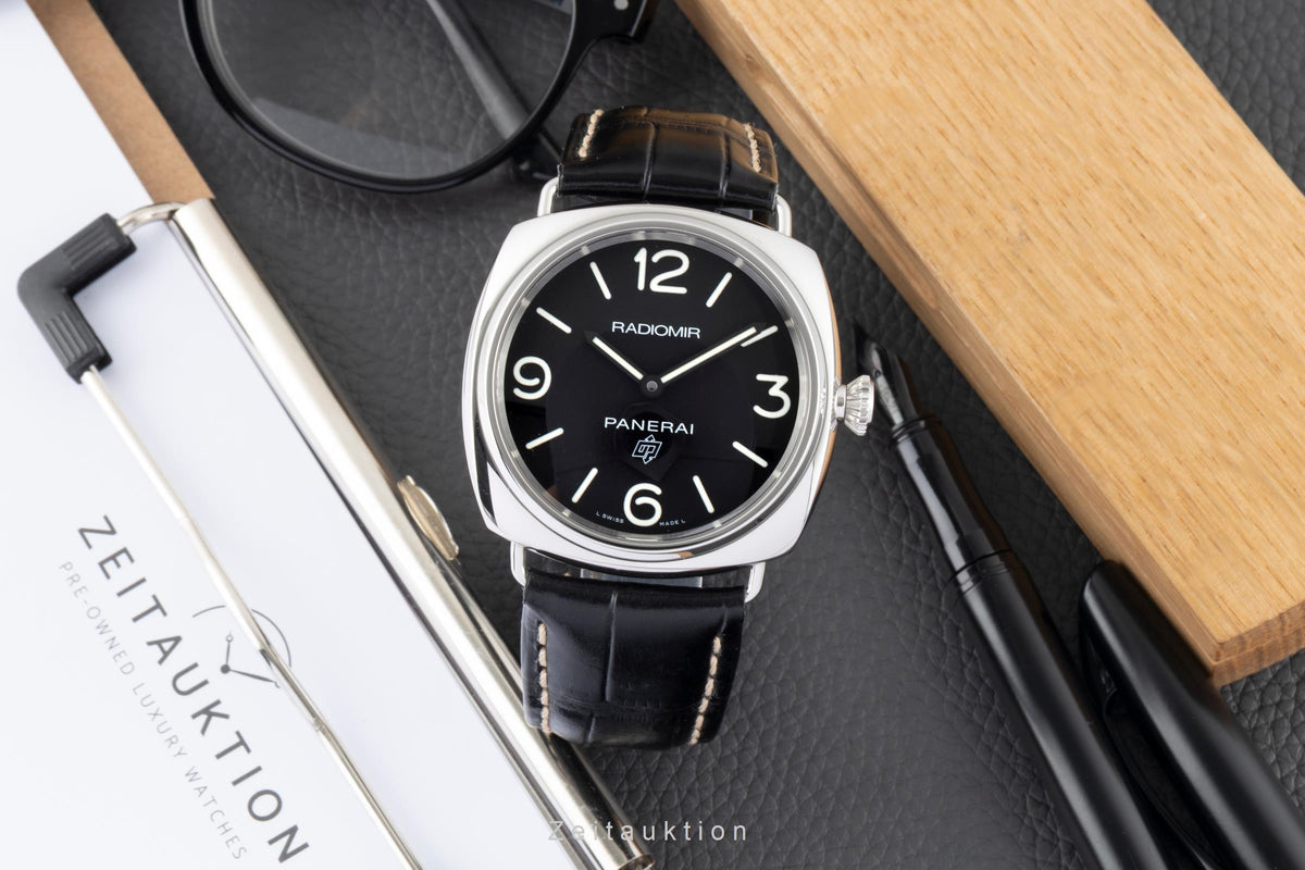 Panerai Radiomir Base Logo Handaufzug Herrenuhr Ref. PAM00753 Box & Papiere  [2605372]