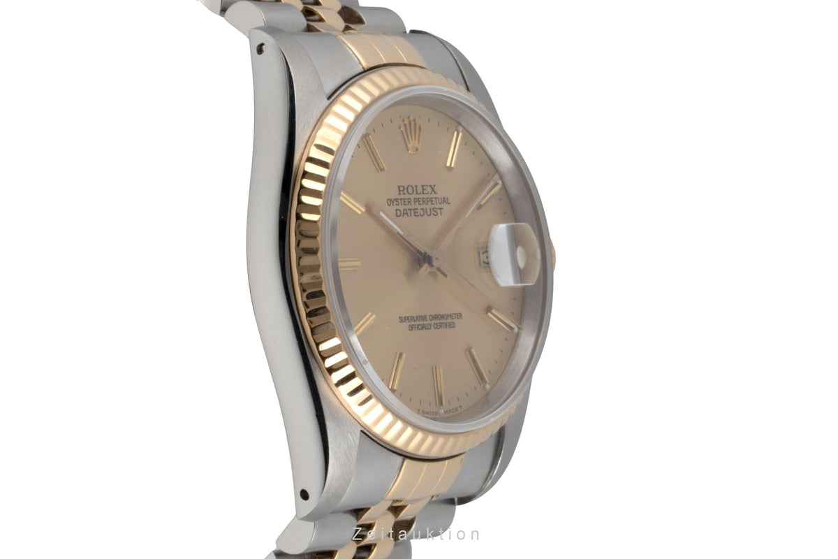 Rolex Datejust acciaio / oro automatismo orologio da uomo 16233 LP: 15350EUR  [2605383]