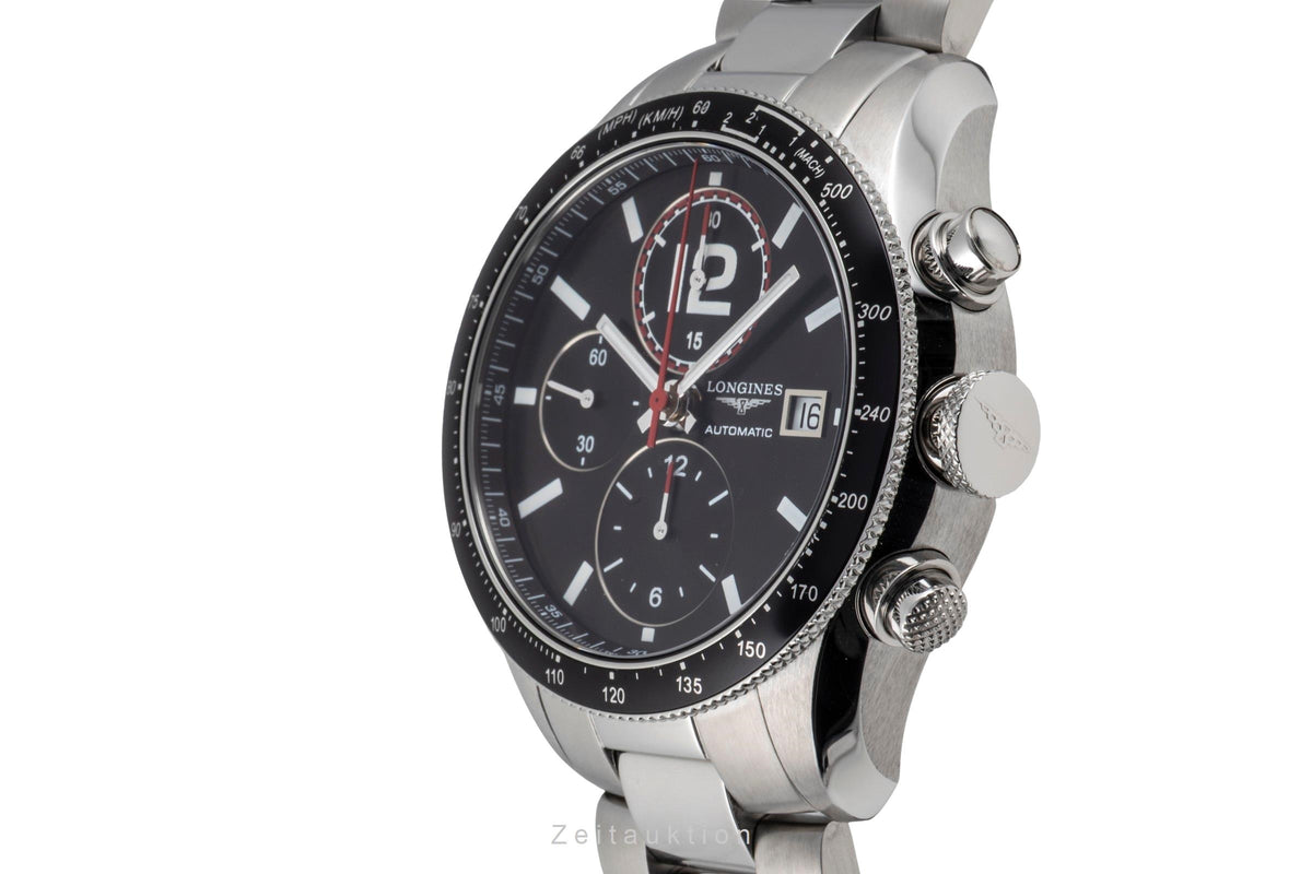 Longines Grande Vitesse cronógrafo acero automático reloj para caballeros L3.636.4.50.6  [2605387]