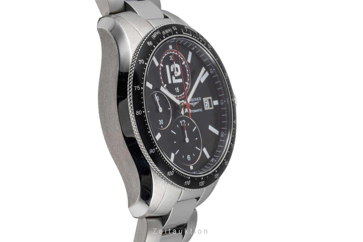 Longines Grande Vitesse cronógrafo acero automático reloj para caballeros L3.636.4.50.6  [2605387]
