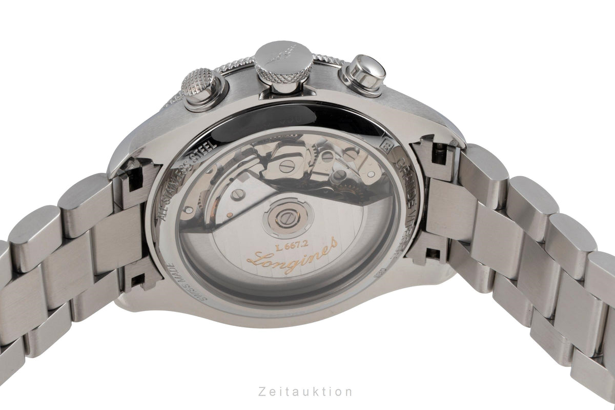 Longines Grande Vitesse cronógrafo acero automático reloj para caballeros L3.636.4.50.6  [2605387]