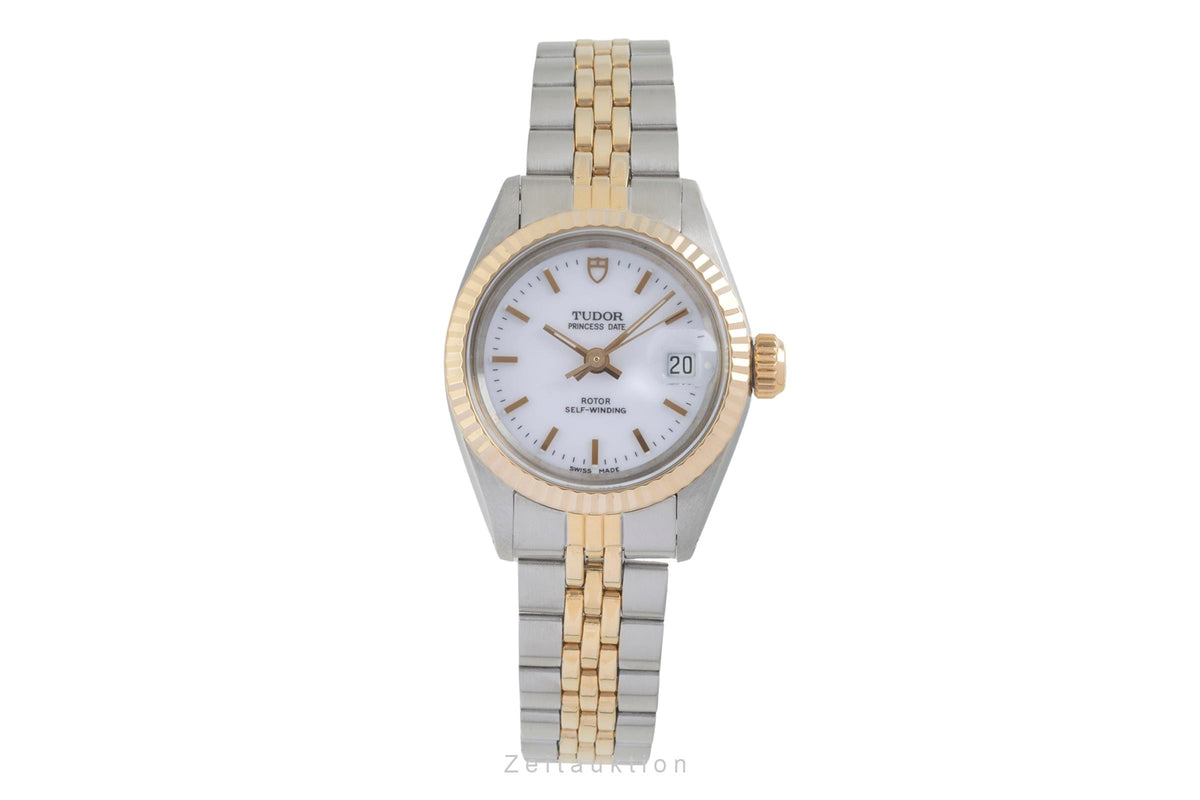 Tudor Princess Date acciaio / oro automatismo orologio da donna 92413  [2605388]