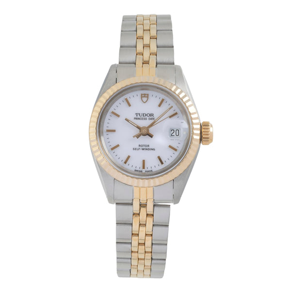 Tudor Princess Date acciaio / oro automatismo orologio da donna 92413  [2605388]