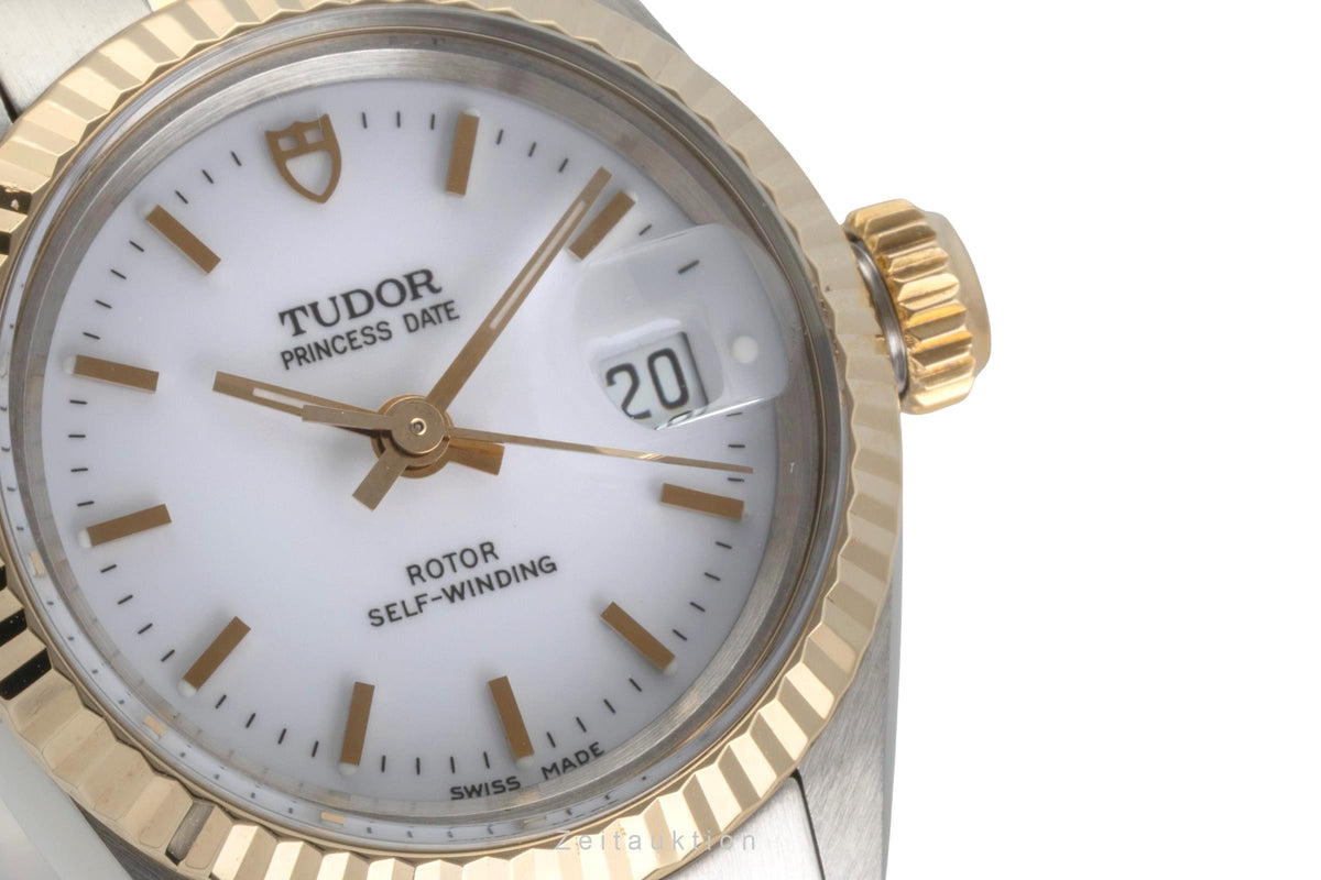 Tudor Princess Date acciaio / oro automatismo orologio da donna 92413  [2605388]