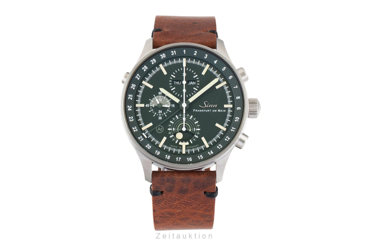 Sinn Jagduhr 3006 chronographe acier automatique montre pour hommes 3006.011 LP: 4950EUR  [2605393]
